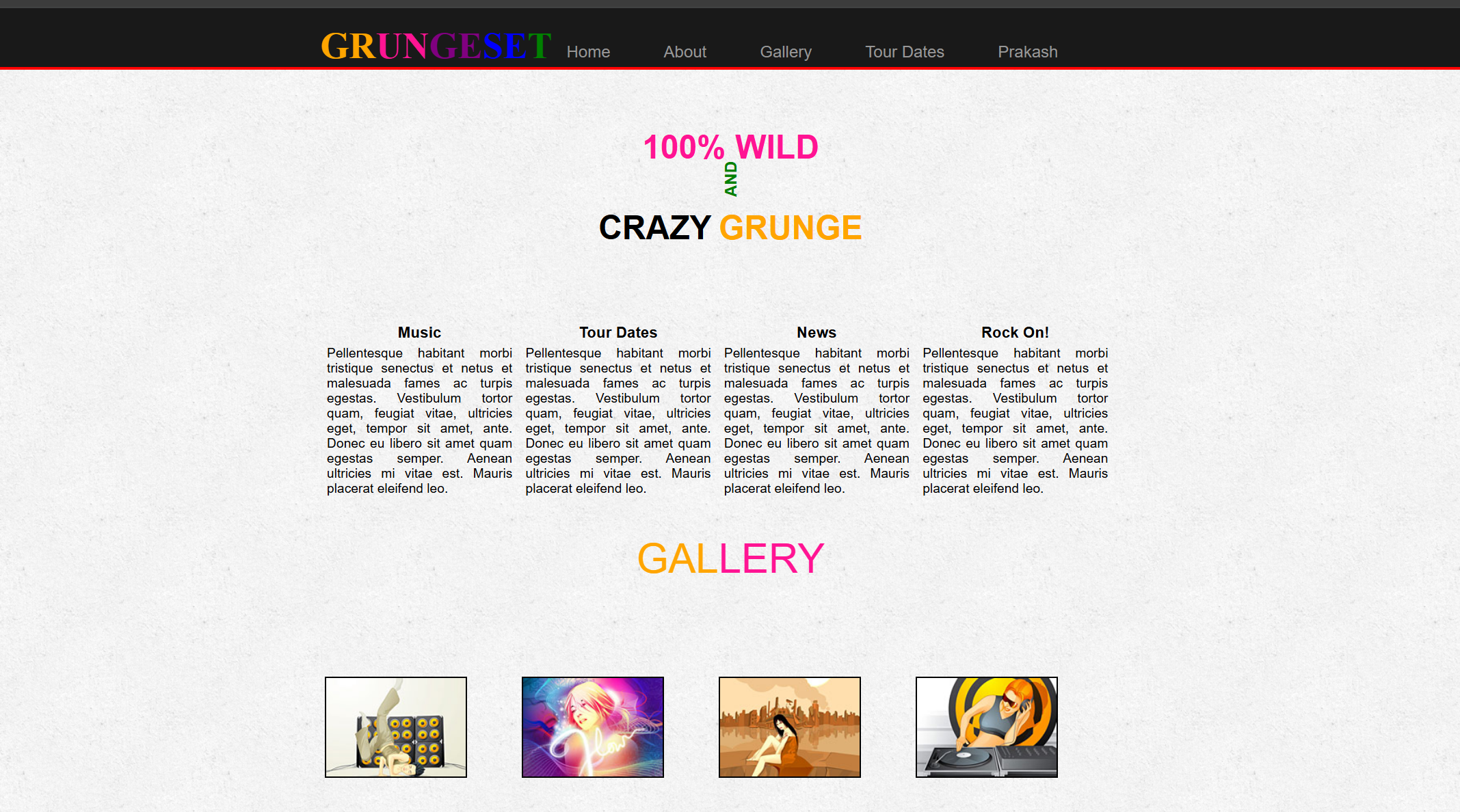 Grungeset Project