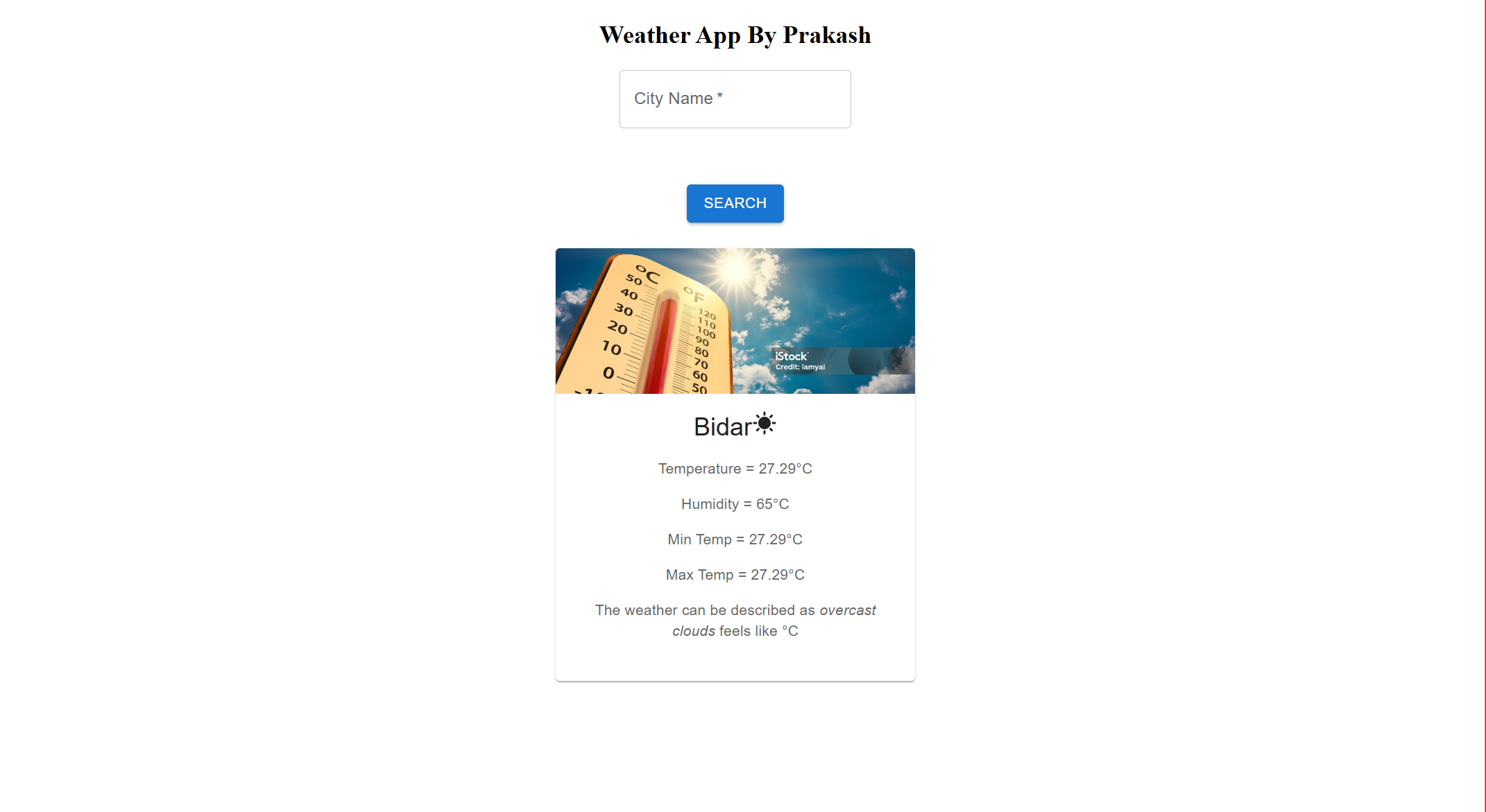 weather App Project